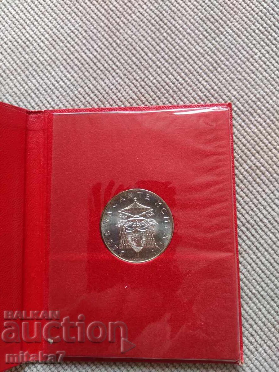 500 lire 1963, Vatican cu preț € 26.00 | 50.85 BGN 500 lire 1963, Vatican cu preț € 26.00 | 50.85 BGN