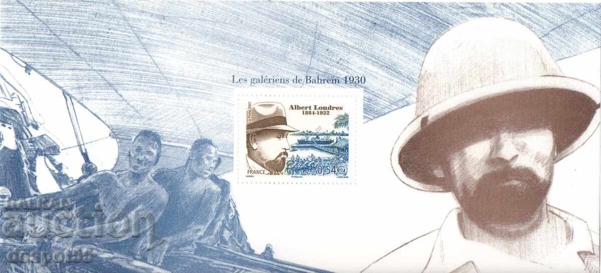 2007. Γαλλία. 75 χρόνια από τον θάνατο του Αλμπέρ Λοντρ. Μπλοκ