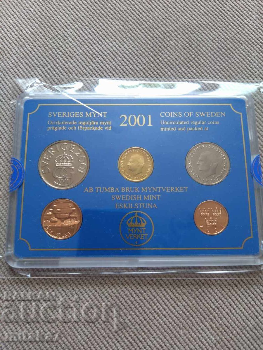Set de monede 2001, Suedia Set de monede 2001, Suedia