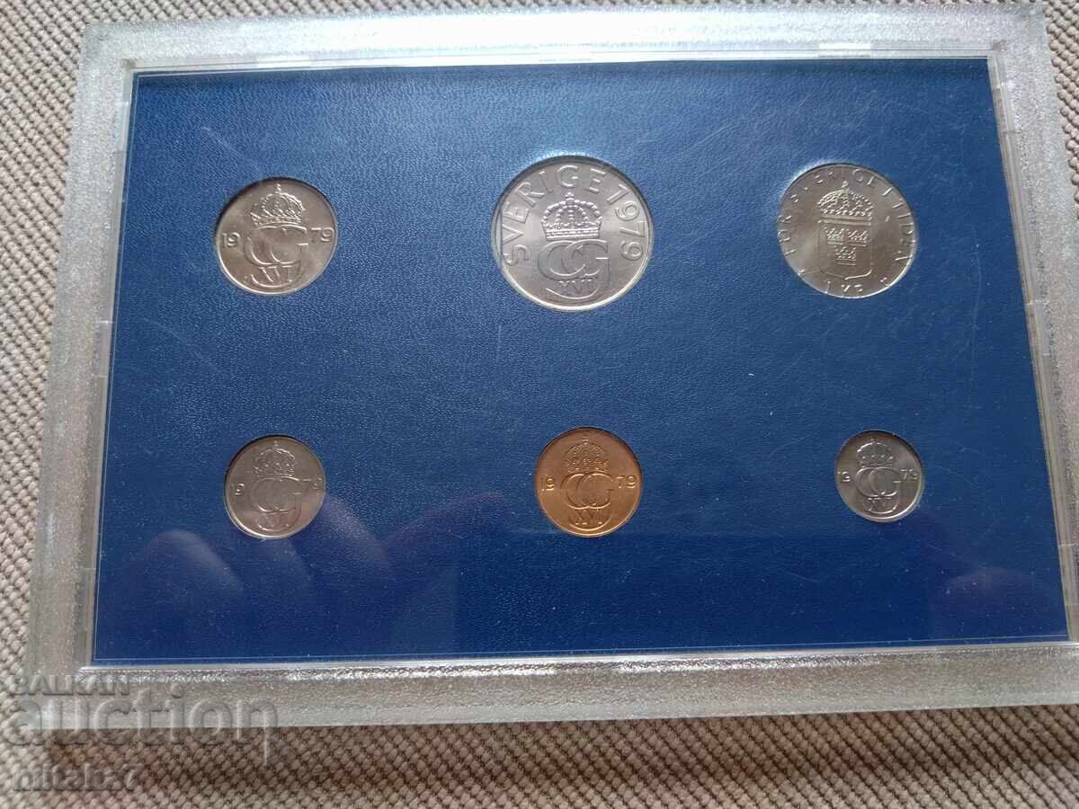 Σετ νομισμάτων 1979, Σουηδία με τιμή € 9.80 | 19.17 BGN Σετ νομισμάτων 1979, Σουηδία με τιμή € 9.80 | 19.17 BGN