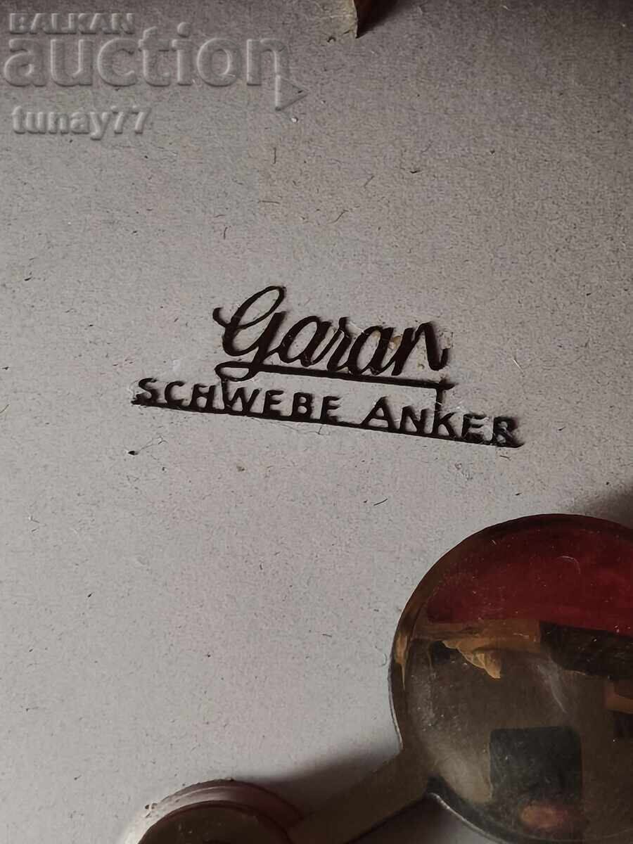 Auction  Vintage wall clock (type "Kordeluhr" – rope clock)