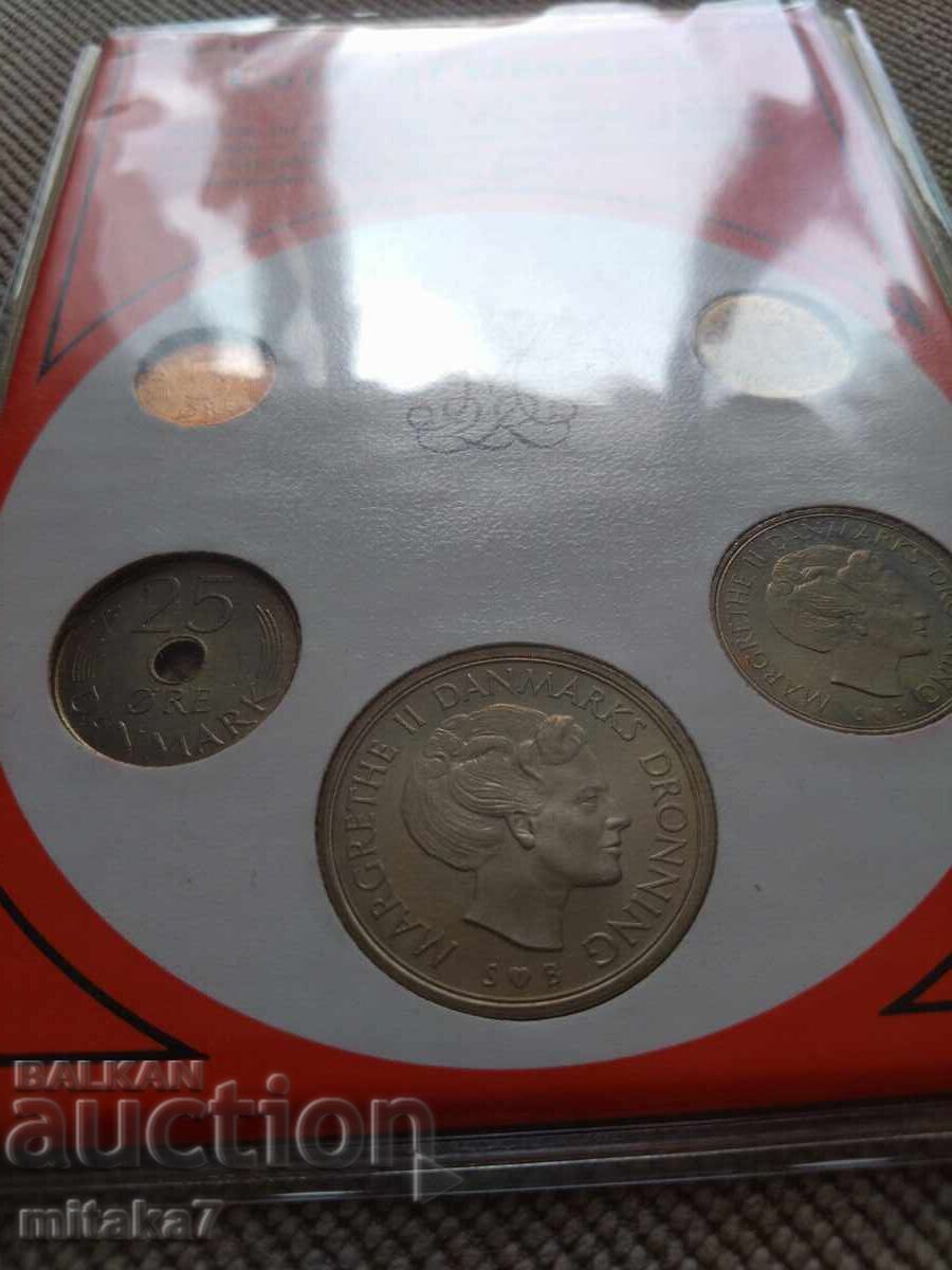 Auction  Coin set 1975, Denmark