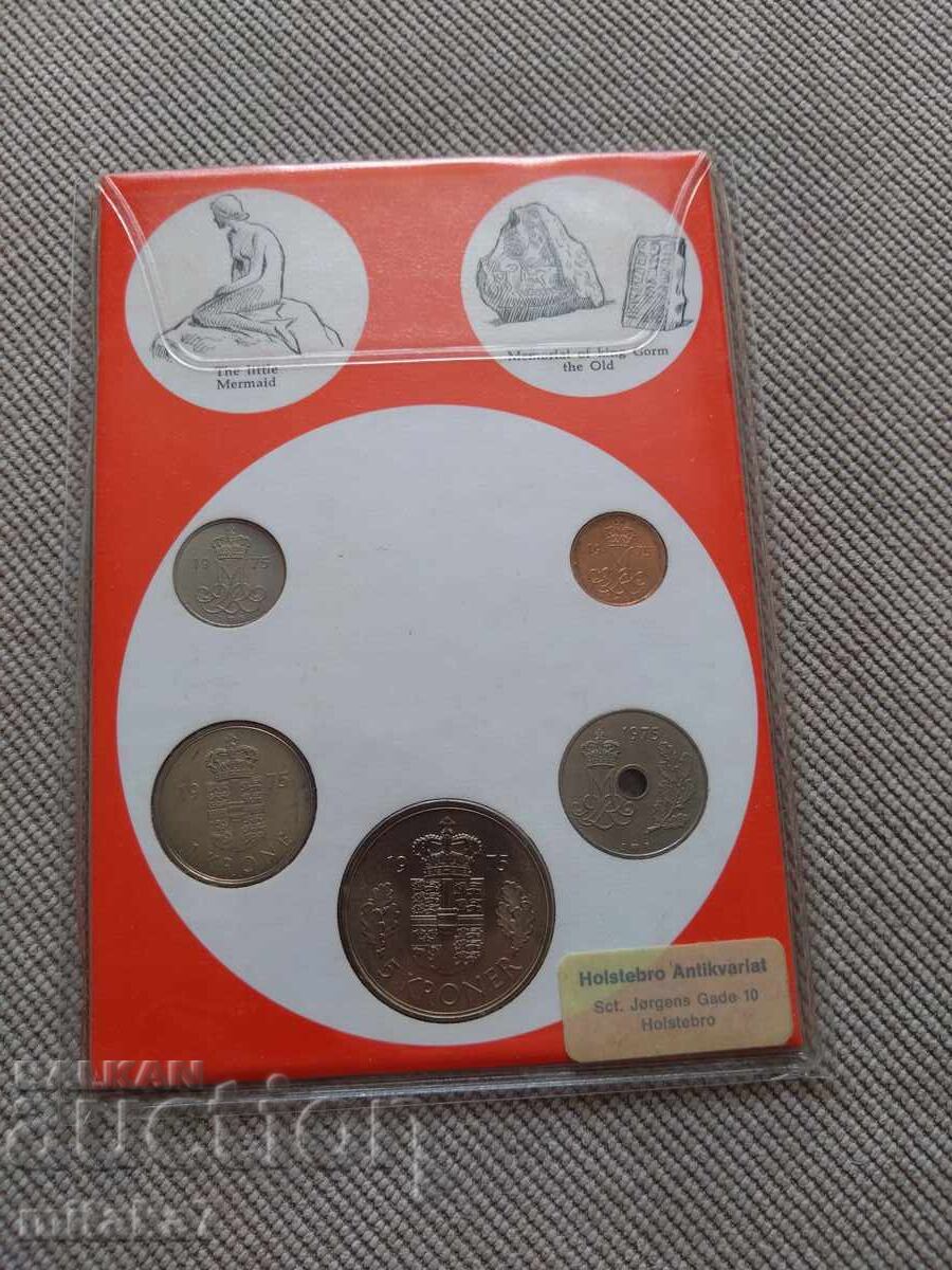 Coin set 1975, Denmark