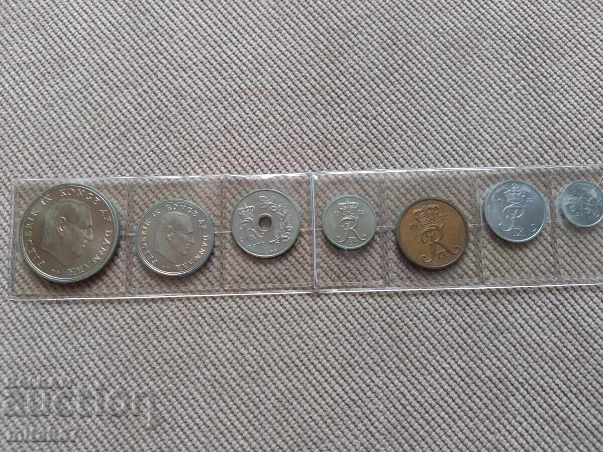 Σετ νομισμάτων 1972, Δανία