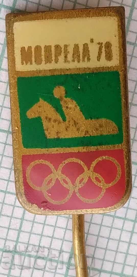 19560 Insignă - Olimpiada Montreal 1976