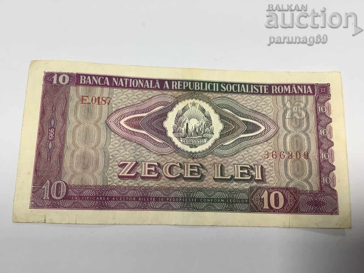 Romania 10 lei 1966