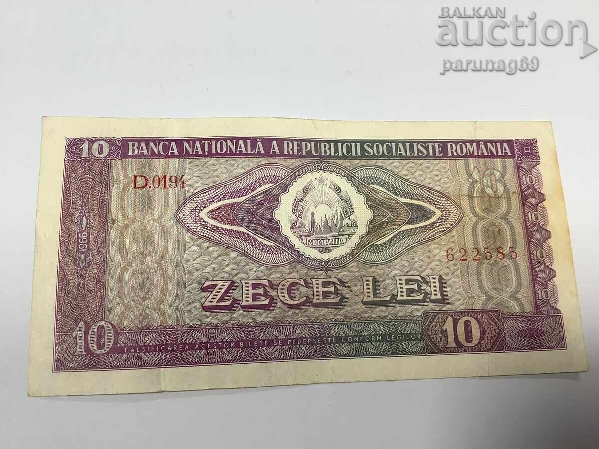 Romania 10 lei 1966