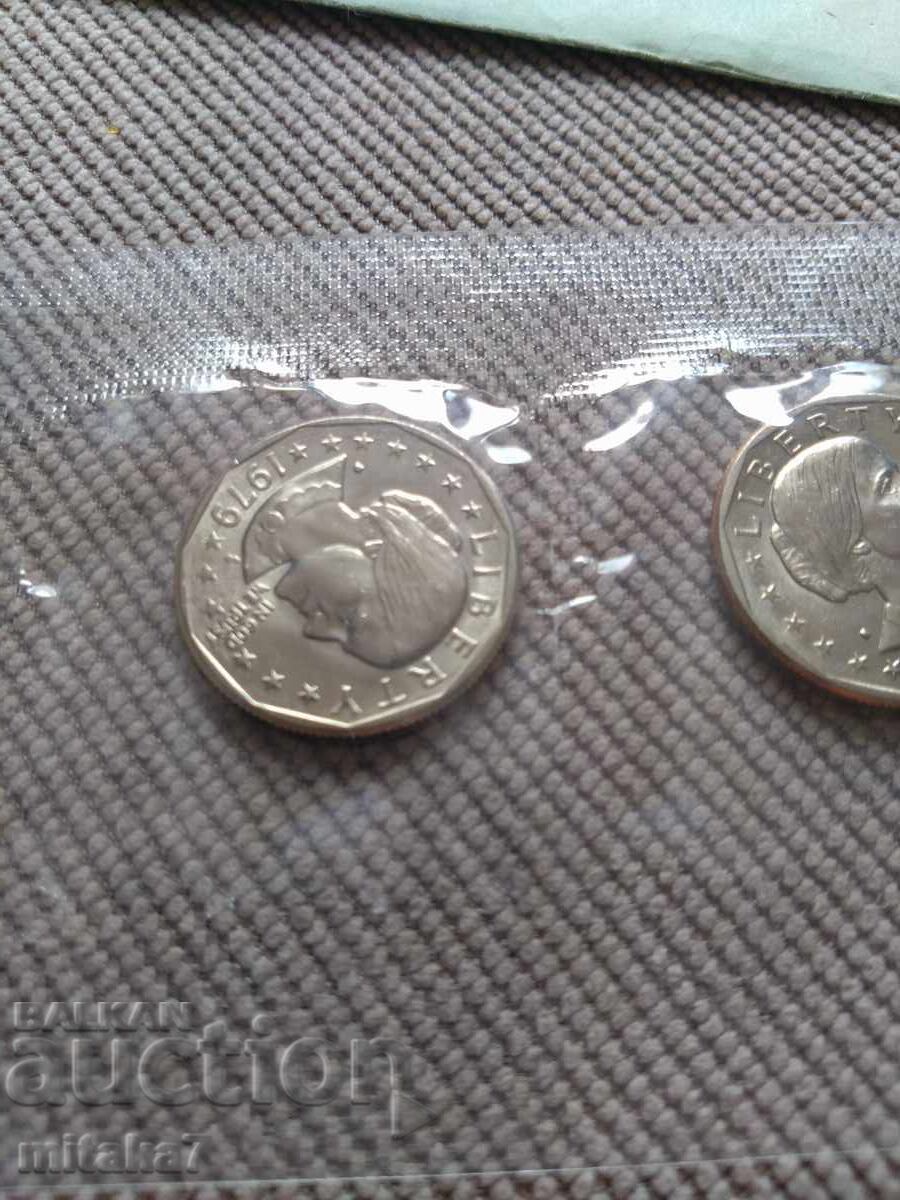 Сет 1 долар 1979 година, S,P,D, САЩ с цена € 9.80 | 19.17 лв. Сет 1 долар 1979 година, S,P,D, САЩ с цена € 9.80 | 19.17 лв.