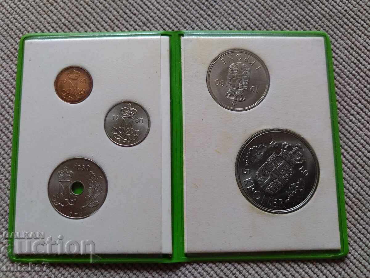Σετ νομισμάτων 1980, Δανία με τιμή € 9.80 | 19.17 BGN Σετ νομισμάτων 1980, Δανία με τιμή € 9.80 | 19.17 BGN