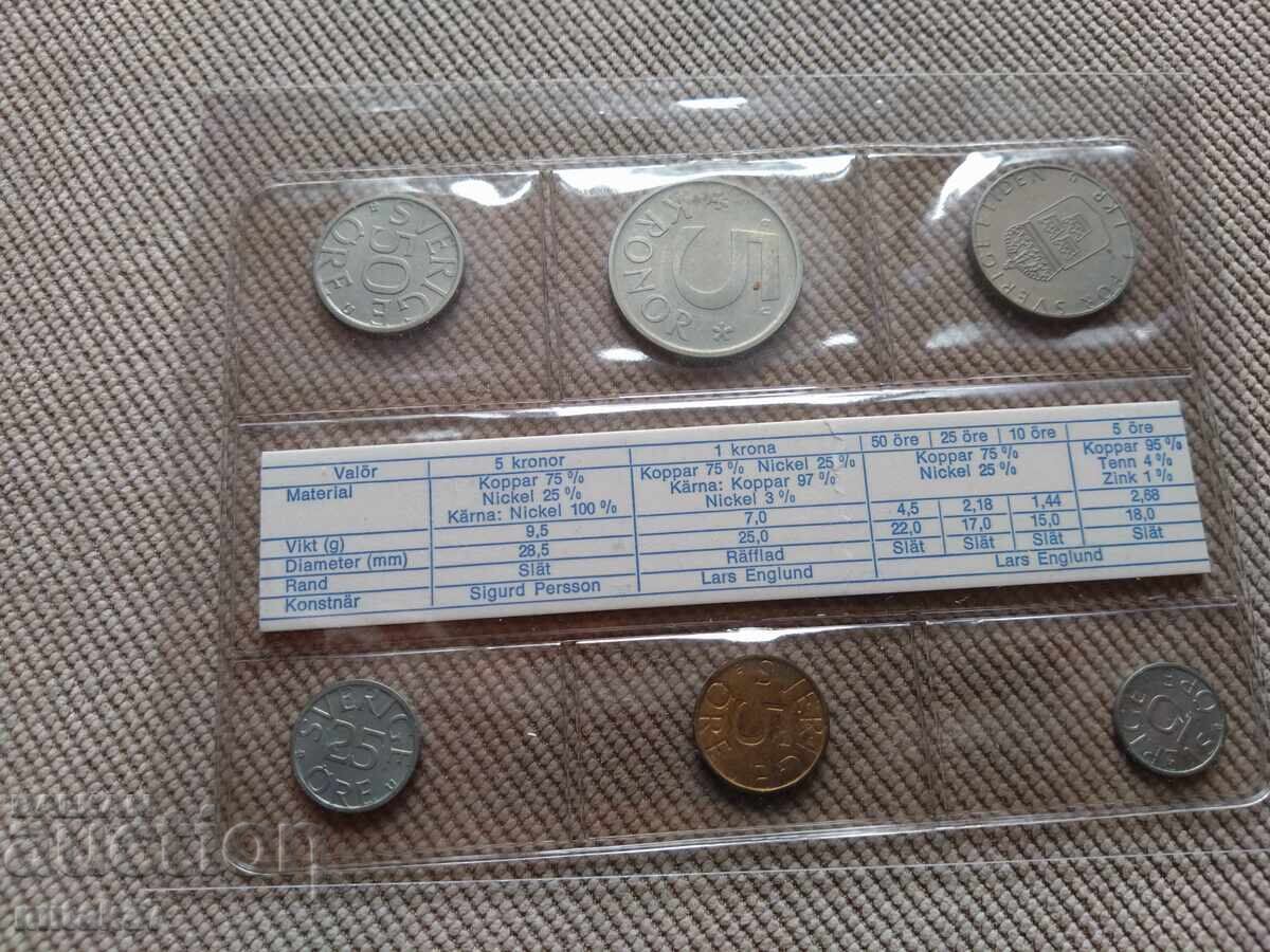 Сет монети 1977 година, Швеция с цена € 9.80 | 19.17 лв. Сет монети 1977 година, Швеция с цена € 9.80 | 19.17 лв.
