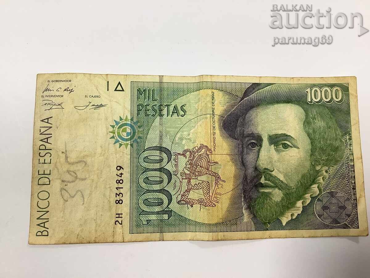 Spain 1000 pesetas 1992
