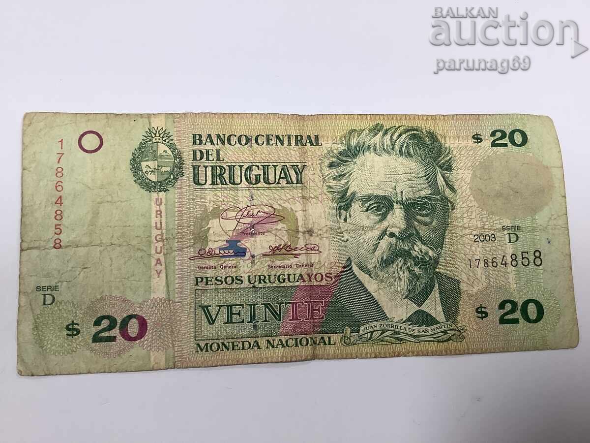 Ουρουγουάη 20 πέσος 2003 Ουρουγουάη 20 πέσος 2003