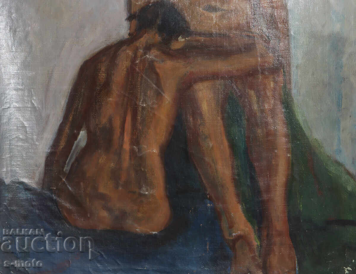 Old oil painting nude bodies - 7