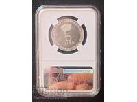 5 leva 1964 Gheorghi Dimitrov NGC PF67