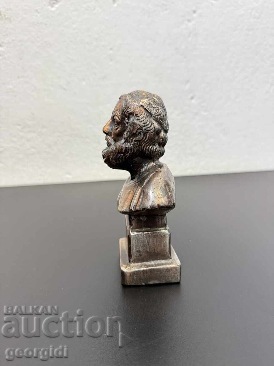 Μεταλλική προτομή / φιγούρα του Ομήρου. Νο 8207 - 5 Μεταλλική προτομή / φιγούρα του Ομήρου. Νο 8207 - 5