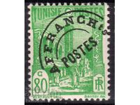 Tunisia/protectorat-1926-Marea Moschee cu preimprimare franceză, MNH
