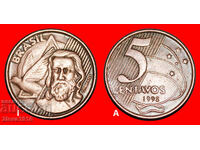 SOUTHERN CROSS (1998-2025): BRAZILIA★5 CENTAVOS 1998 DESCOPERIRE