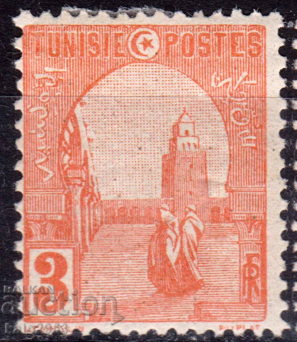 Tunisia/Protectorate-1921-Regular-Colonial motifs, MLH