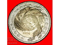 Ⰺ GLOBE: ITALY ★ 2 EUROS 2004R PHALLIC (2002-2006)! RIM r1!