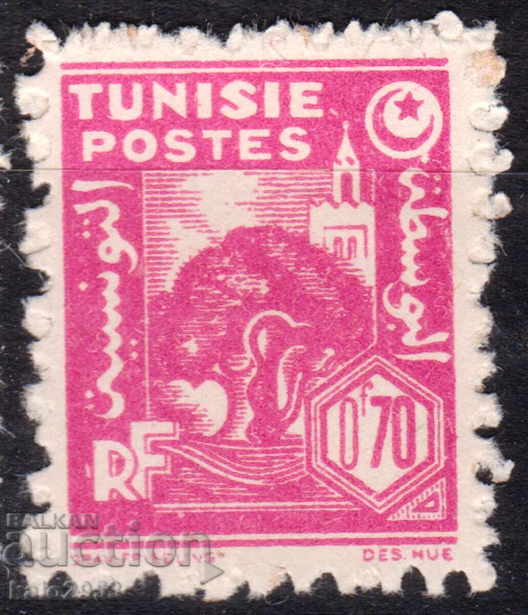 Тунис/протекторат-1944-Редовна-Джамия и Масл.дървета,МNH
