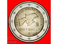 UNIFICATION 1861:ITALY★2 EUROS 2011R NON-PHALLIC 2008-2025