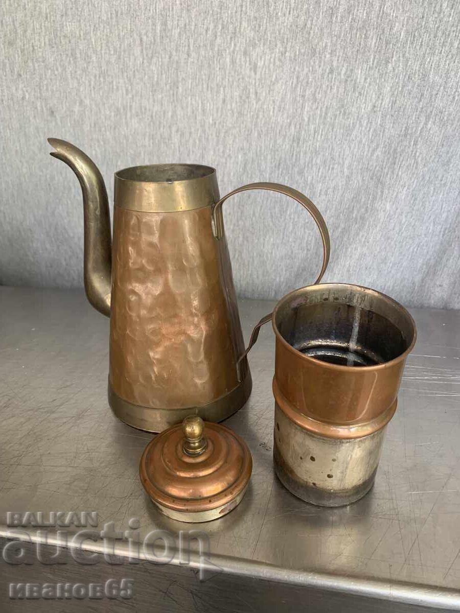 Доставка на медна кана за чай