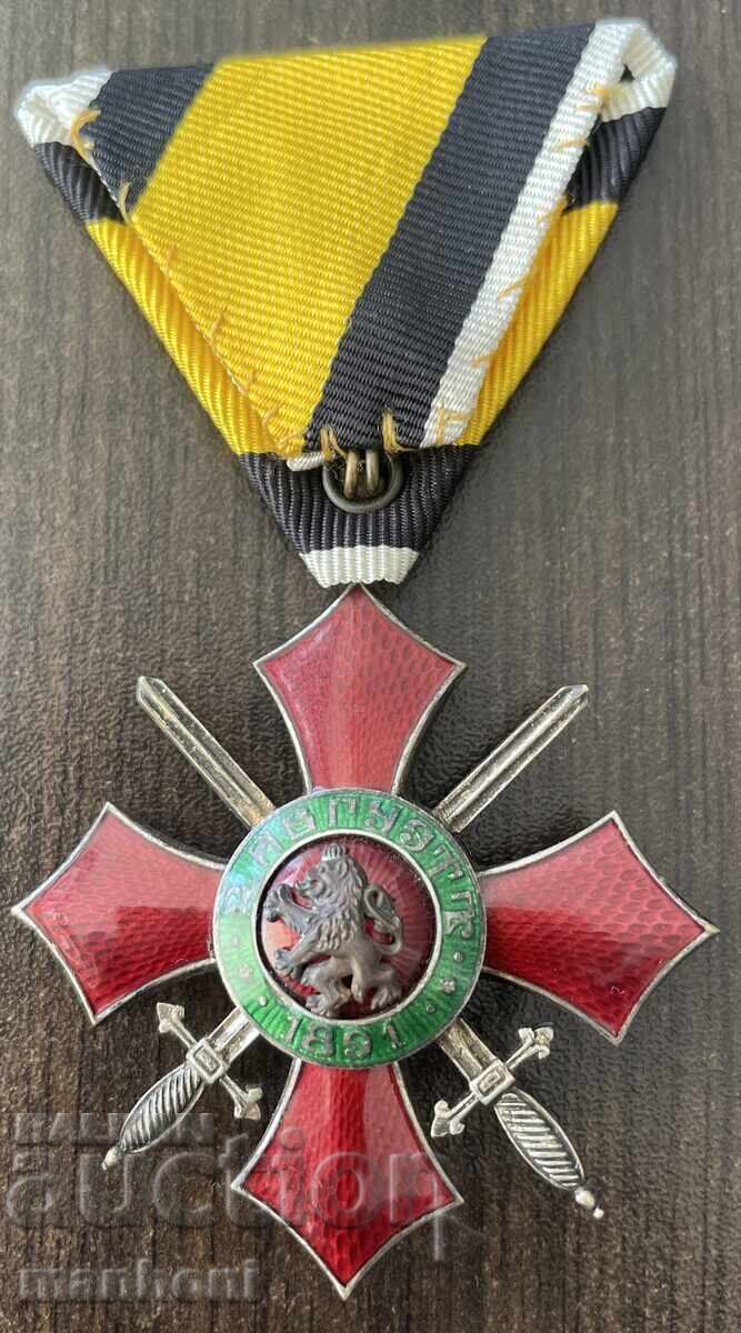 6461 Regatul Bulgariei Ordinul pentru Merit Militar cl. a V-a Primul Război Mondial cu preț € 150.00 | 293.38 BGN