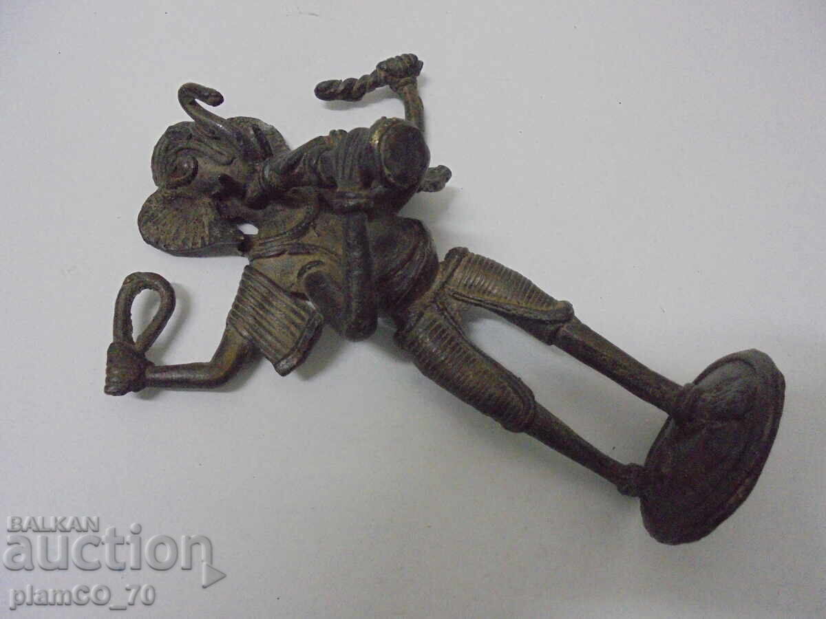 №*8690 Veche figurină din metal / bronz reprezentându-l pe zeul Ganesha - 7 №*8690 Veche figurină din metal / bronz reprezentându-l pe zeul Ganesha - 7