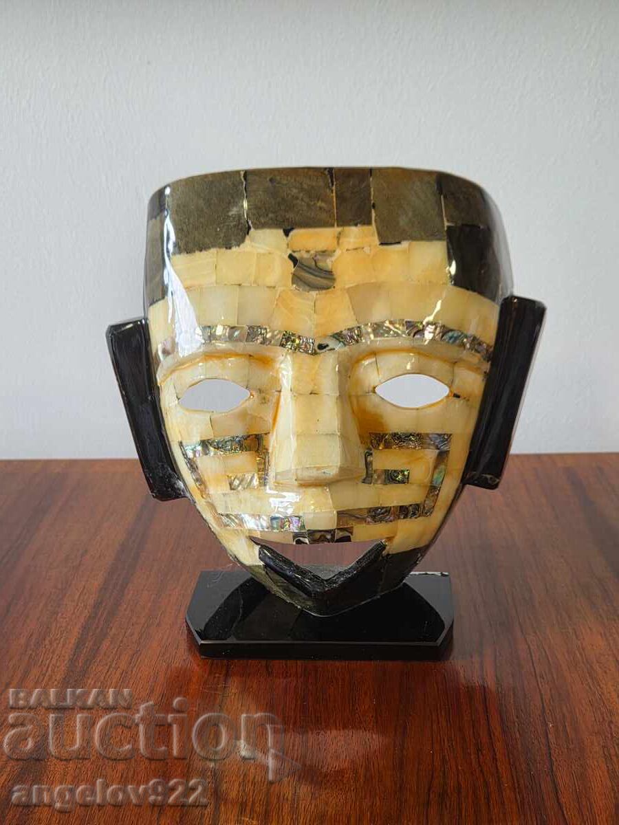 Красива масивна фигура статуетка маска!!!