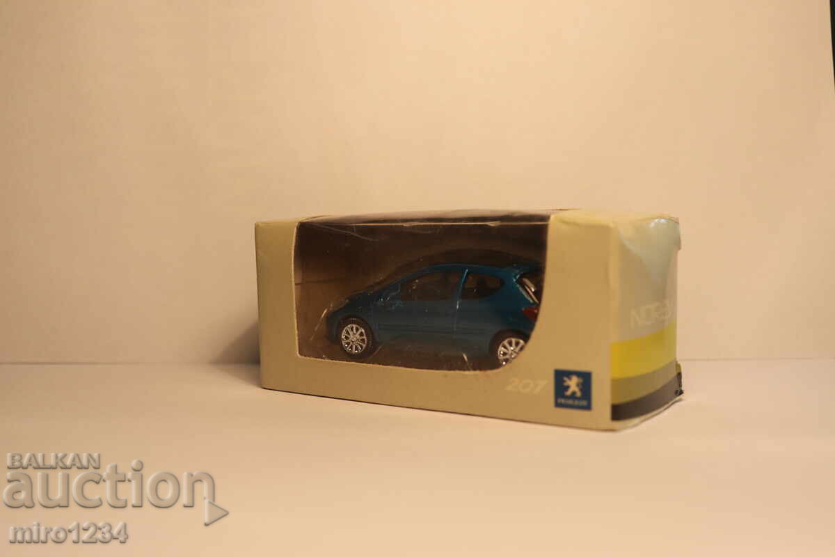 1/64 NOREV PEUGEOT 207 TOY CAR MODEL with price € 0.01 | 0.02 BGN