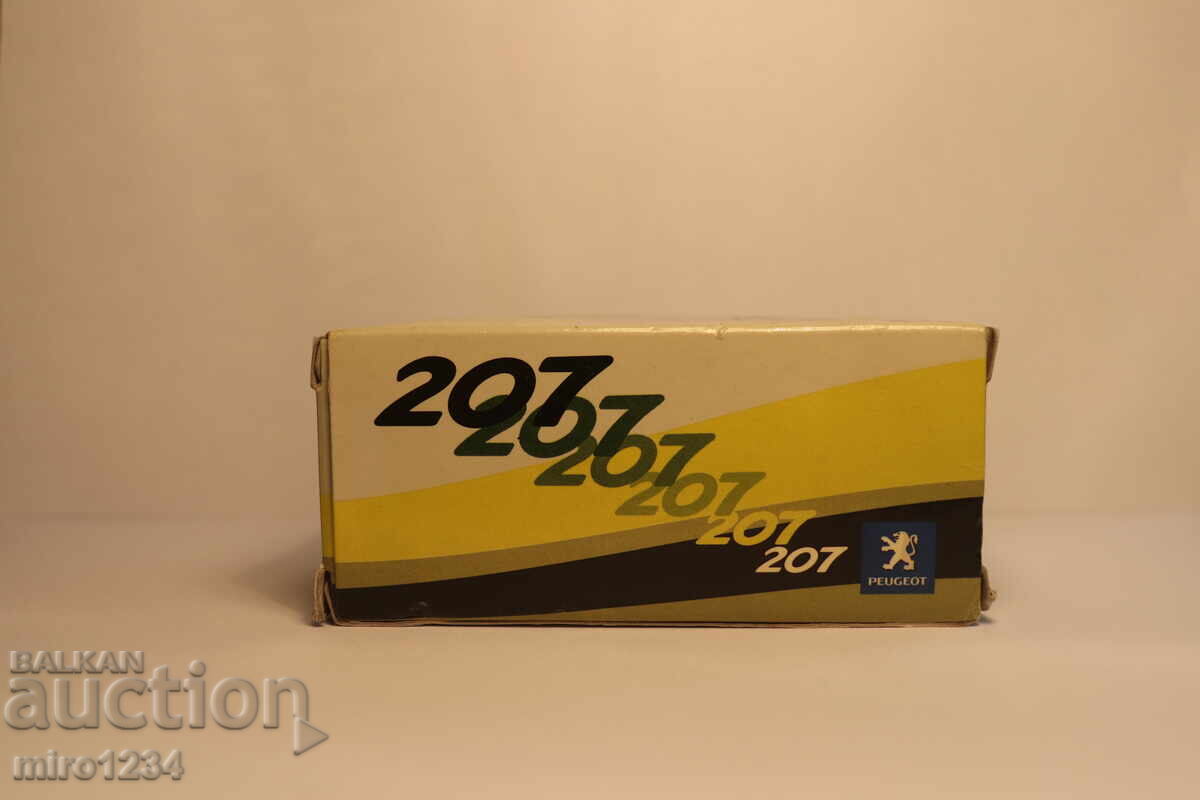 Delivery of 1/64 NOREV PEUGEOT 207 TOY CAR MODEL