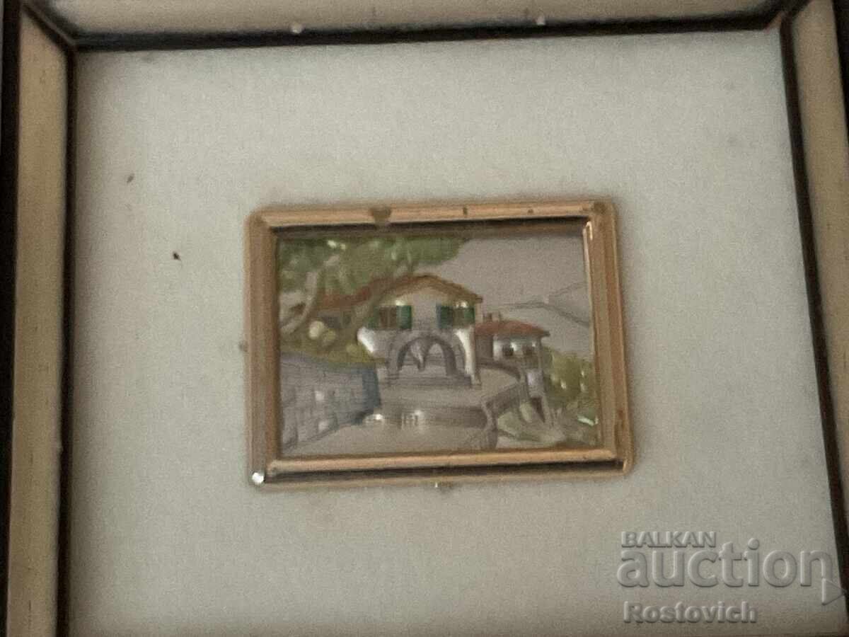 Italian miniature (Damascene style) on silver relief with price € 21.00 | 41.07 BGN