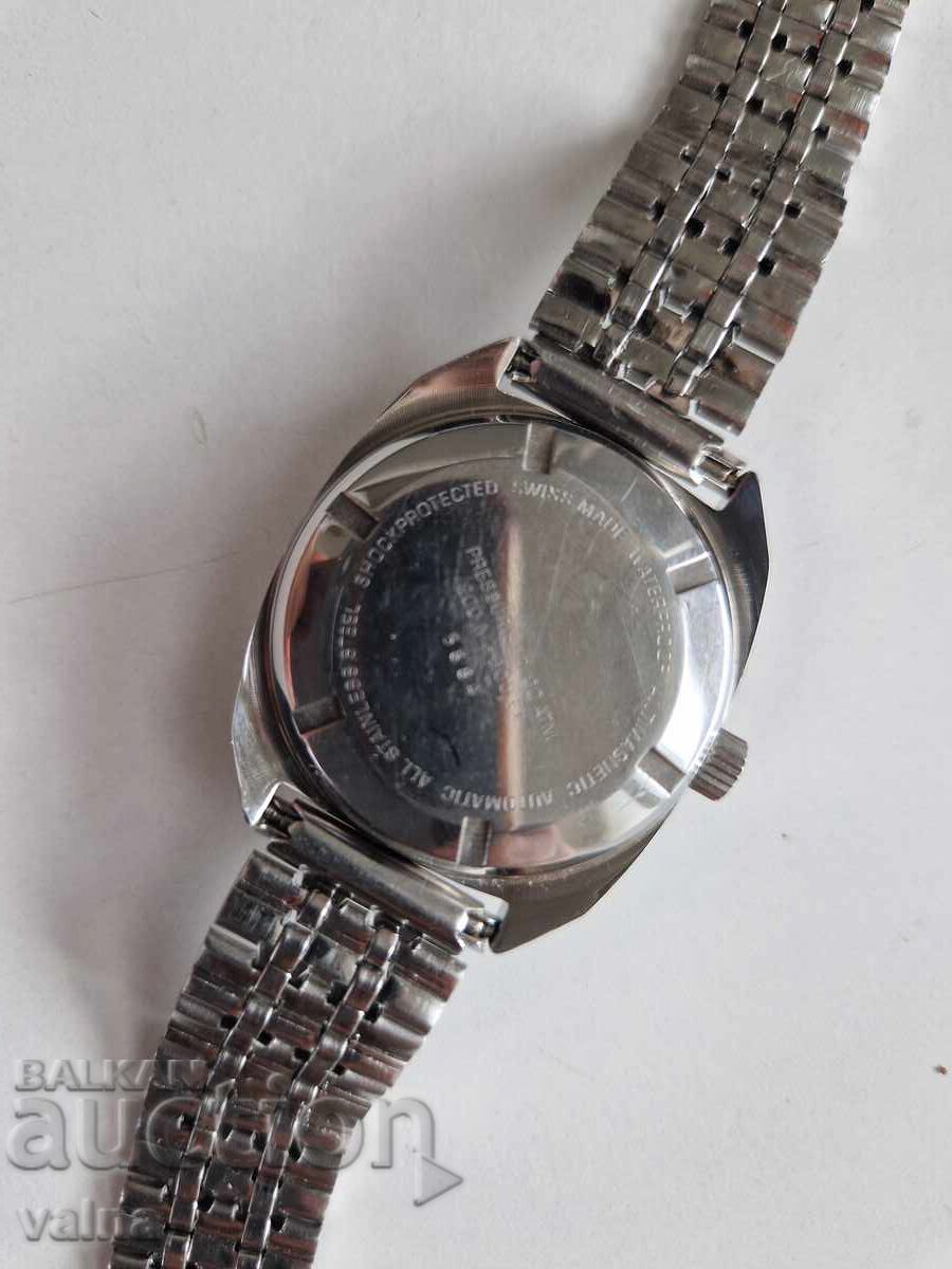 VERDAL Time-Date, 25 rubine, super-automatic, ELVEȚIAN, NOS TOP - 6