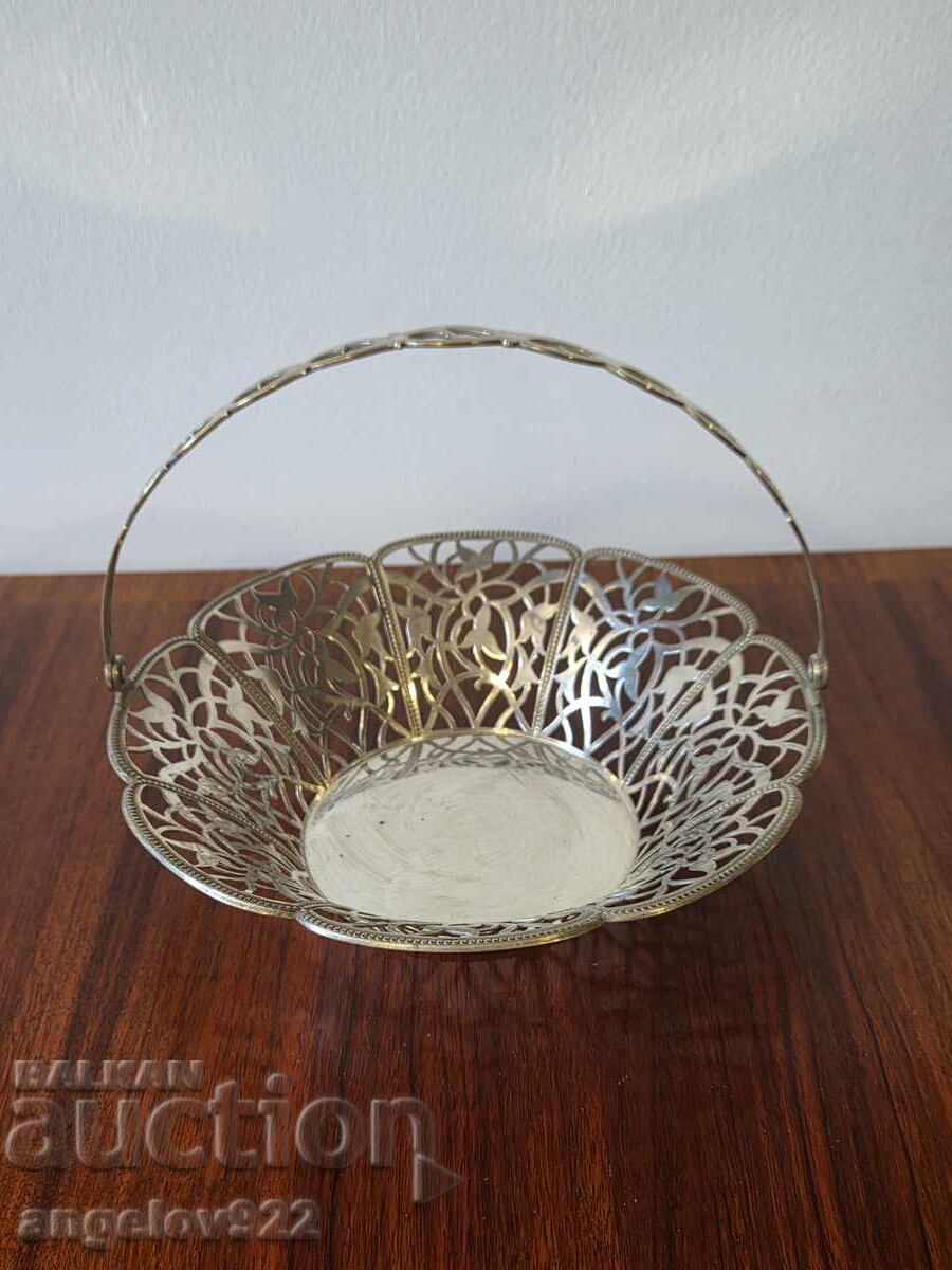 Licitație Fructieră metalică vintage!!! Licitație Fructieră metalică vintage!!!