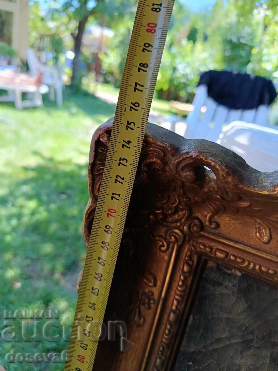 Старинна немска картина масло на платно  (около 1920 г.) - 6