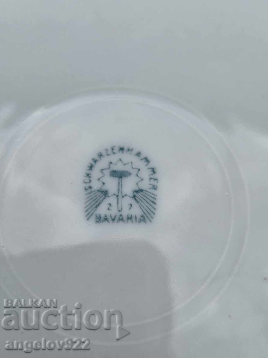 Βαυαρικό πορσελάνινο πιάτο με σήμανση!!! - 6