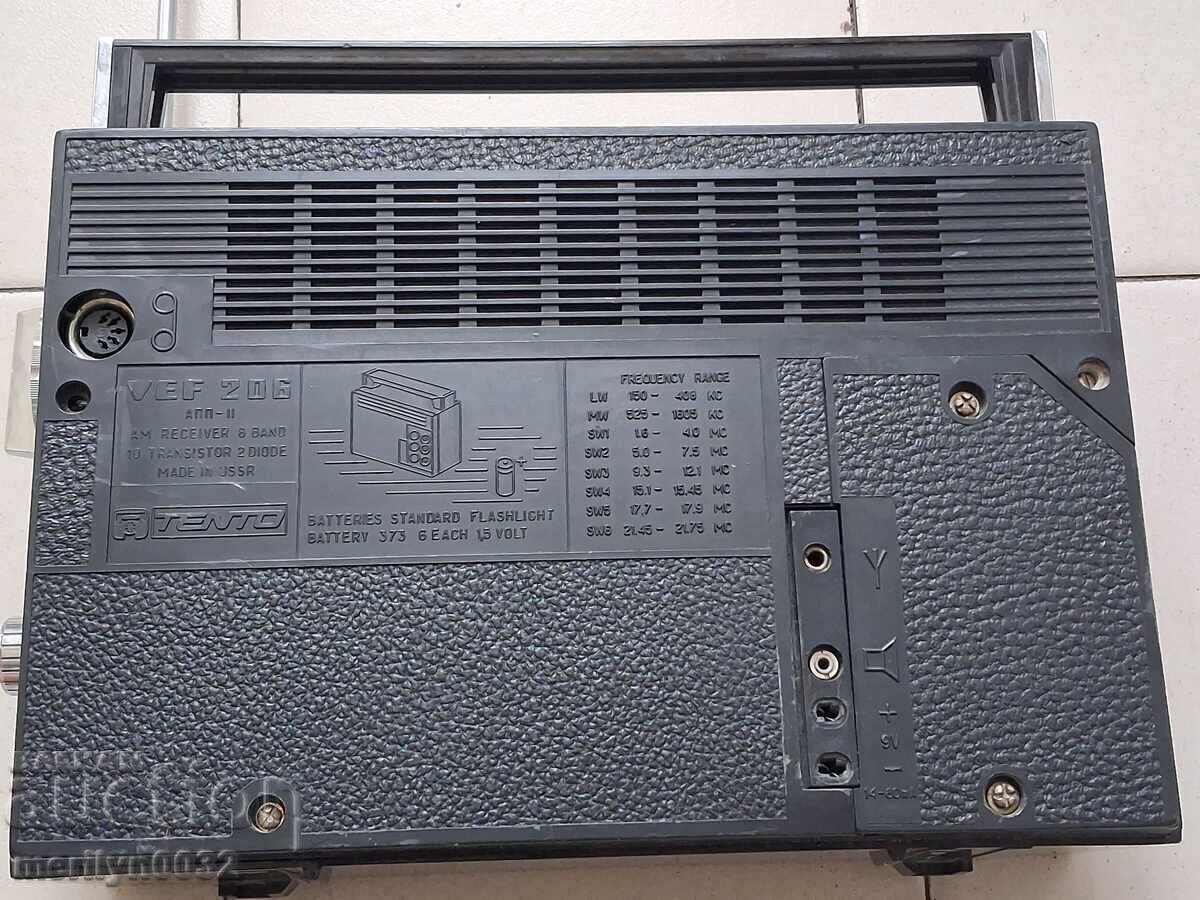 Τρανζίστορ Soc "VEF-206", ραδιόφωνο, ραδιόφωνο, κεραία με τιμή € 50.50 | 98.77 BGN Τρανζίστορ Soc "VEF-206", ραδιόφωνο, ραδιόφωνο, κεραία με τιμή € 50.50 | 98.77 BGN