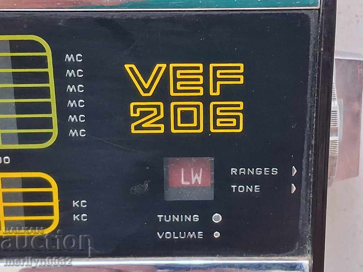 Τρανζίστορ Soc "VEF-206", ραδιόφωνο, ραδιόφωνο, κεραία - 7 Τρανζίστορ Soc "VEF-206", ραδιόφωνο, ραδιόφωνο, κεραία - 7