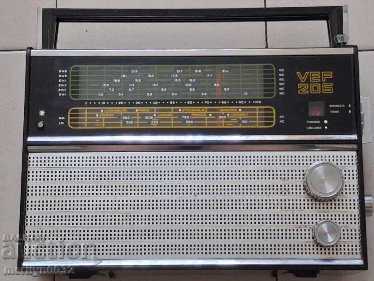 Τρανζίστορ Soc "VEF-206", ραδιόφωνο, ραδιόφωνο, κεραία Τρανζίστορ Soc "VEF-206", ραδιόφωνο, ραδιόφωνο, κεραία