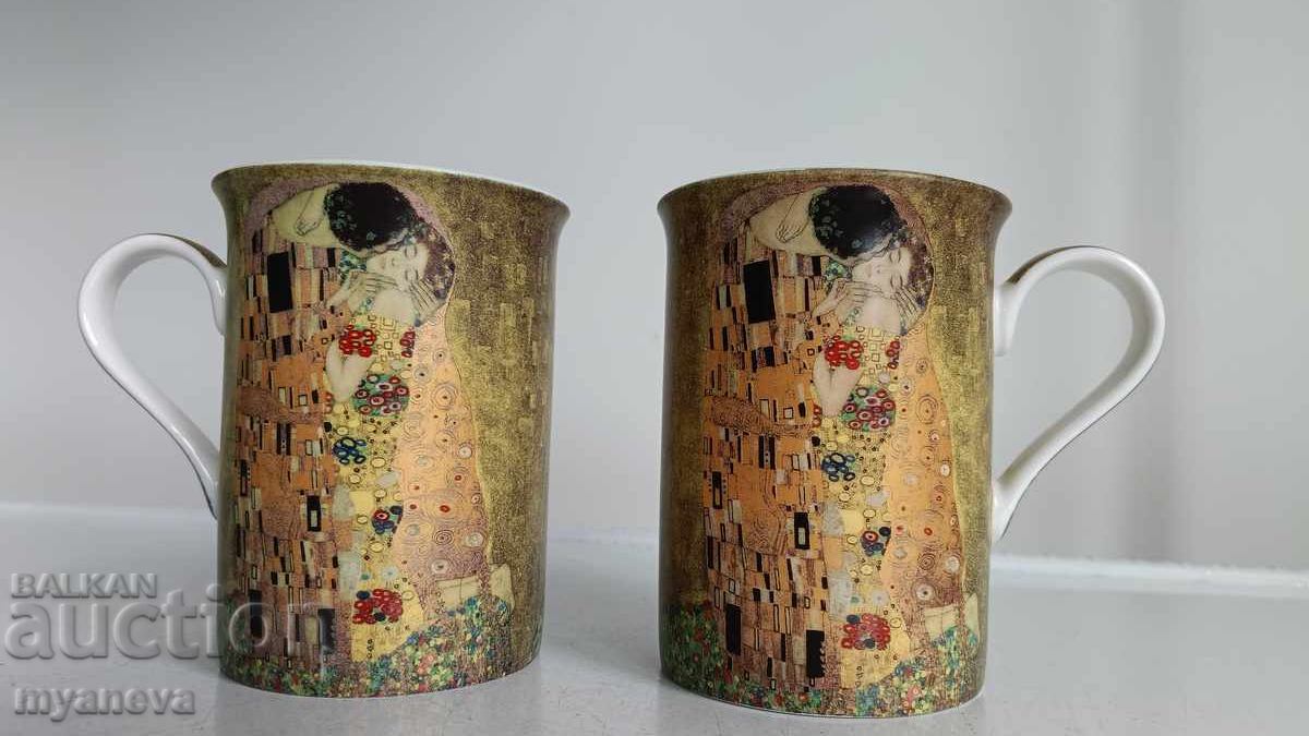 Lancaster, set of two porcelain cups - 5