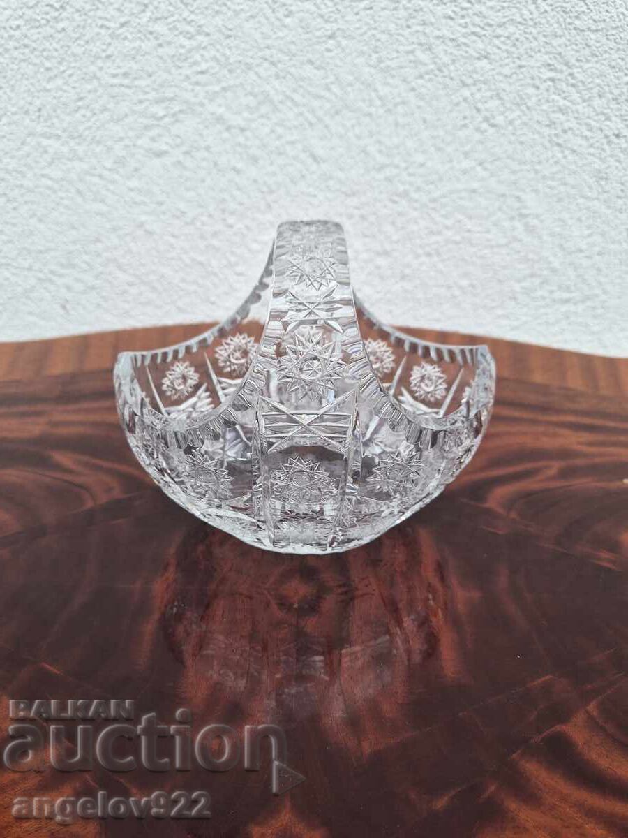 Licitație Bombonieră masivă din sticlă cristal!!!
