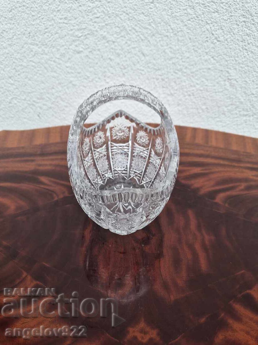 Livrarea Bombonieră masivă din sticlă cristal!!!