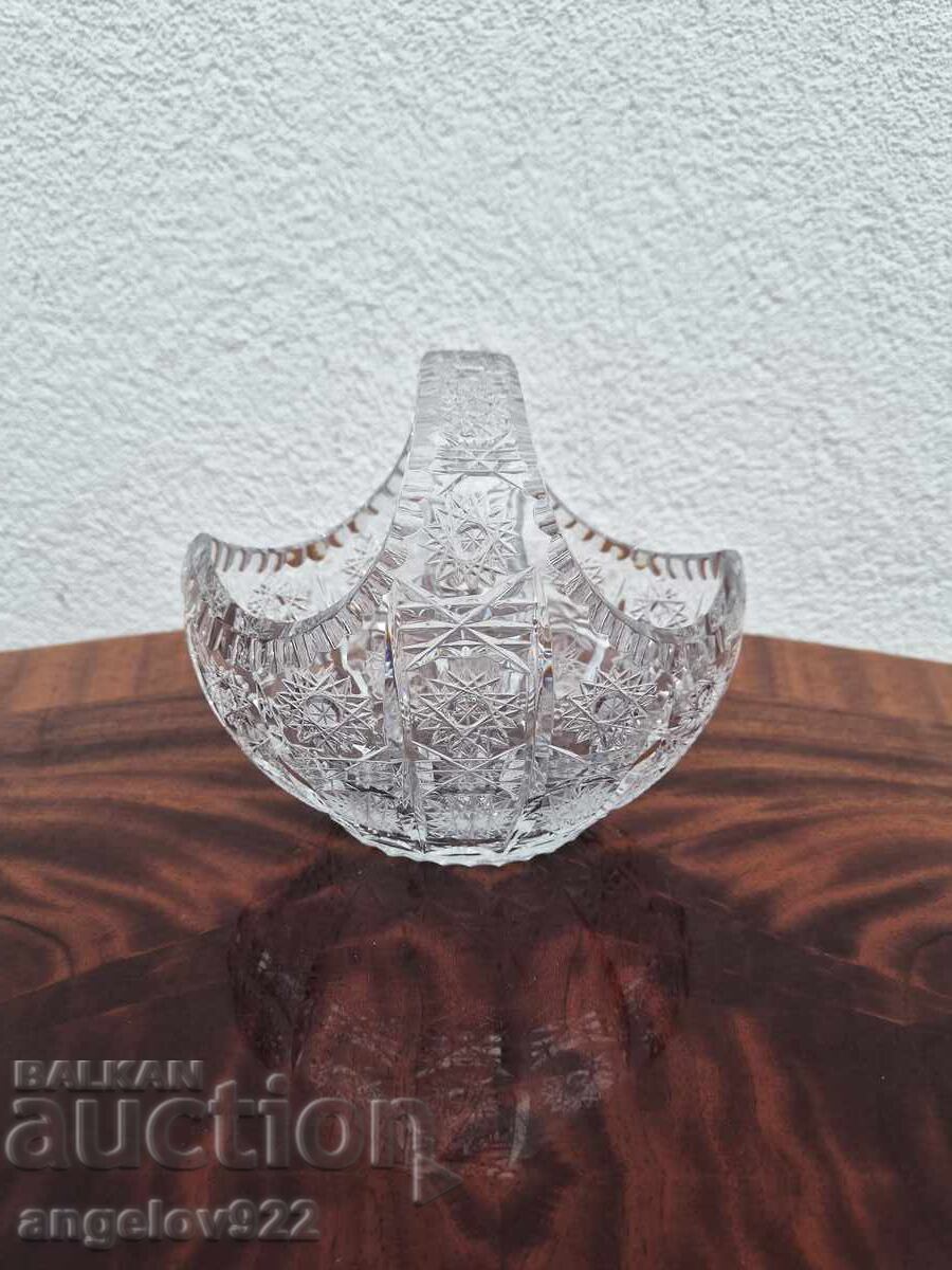 Bombonieră masivă din sticlă cristal!!! - 5