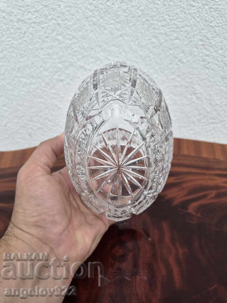 Bombonieră masivă din sticlă cristal!!! - 6