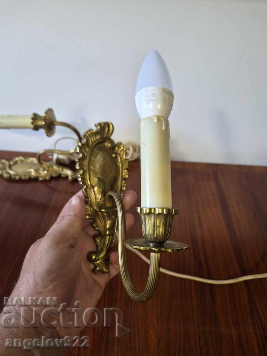 Licitație Aplice de perete din bronz!!! Licitație Aplice de perete din bronz!!!