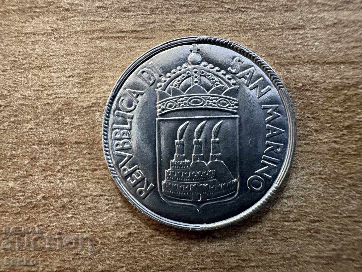 Сан Марино - 5 лири (1973) с цена 1.35 €