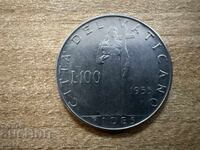 Vatican - 100 lire (1955)