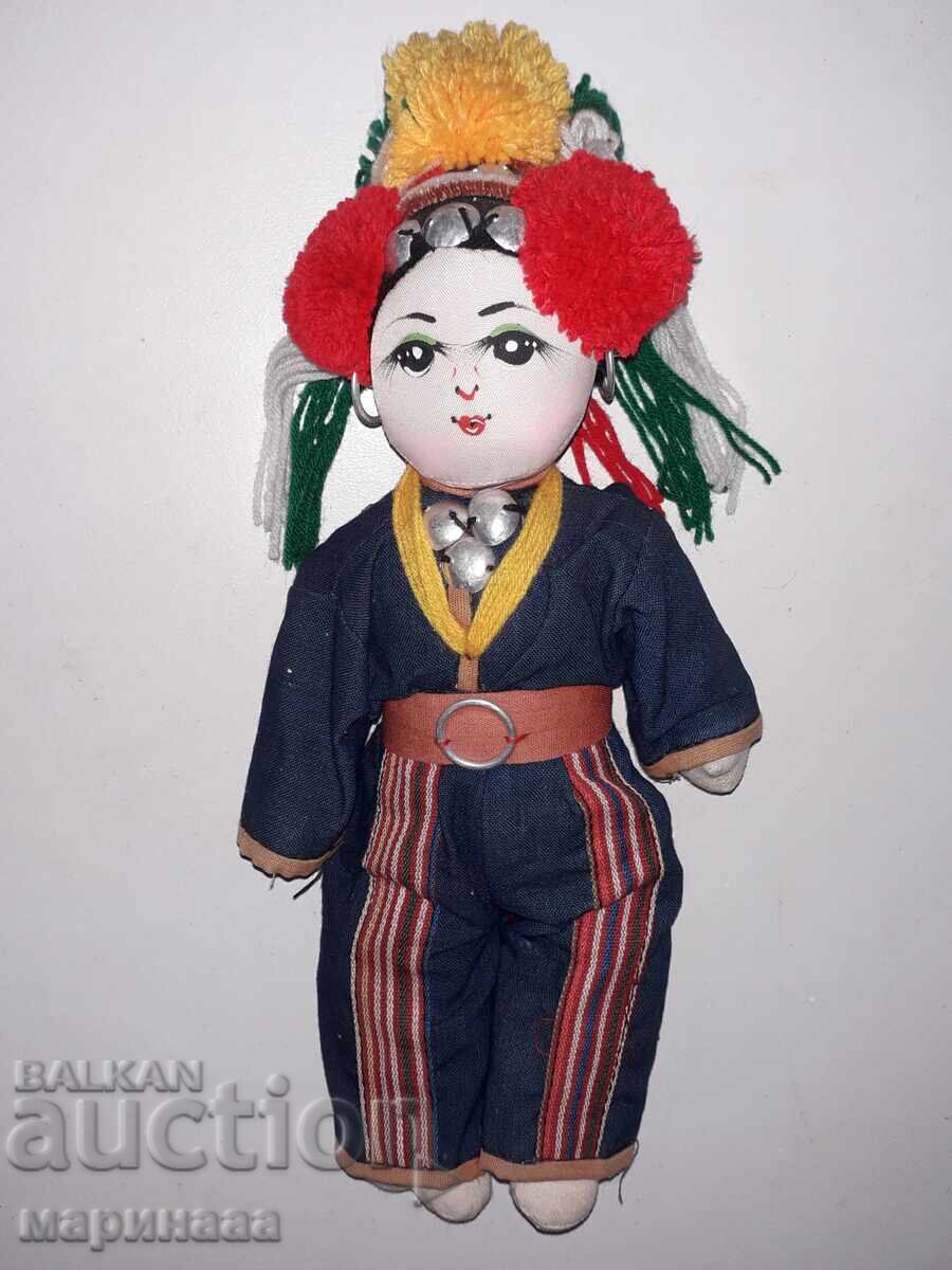 DOLL. COSTUME. THAILAND. TEXTILE