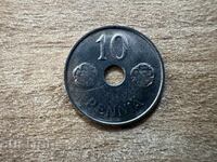 Финландия - 10 пенита (1945) - желязо