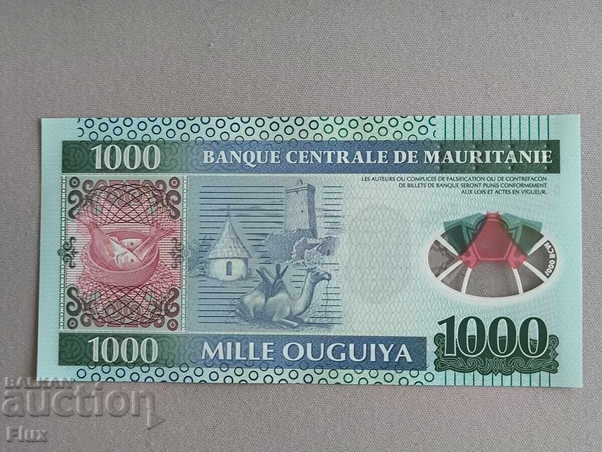 Банкнота - Мавритания - 1000 угия UNC | 2014г. с цена € 1.55 | 3.03 лв.